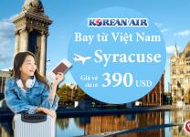 Khuyến mãi vé máy bay đi Syracuse hãng Korean Air